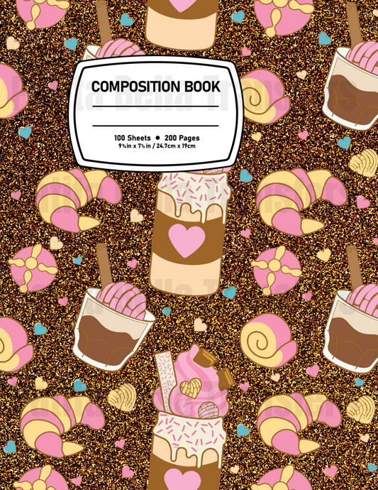 F54 Sticker Vinil Para composition notebook (8.5 x 11in)