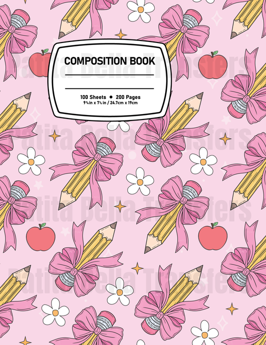 F59 Sticker Vinil Para composition notebook (8.5 x 11in)