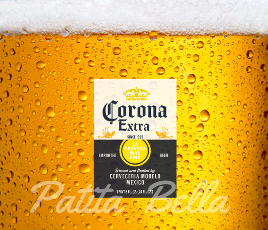 T340 Cerveza Crown Transfer Sublimar Para Tumbler/Termos de 20oz