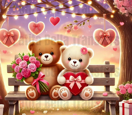 B373 SAN VALENTIN vinil para tumbler de 20 oz