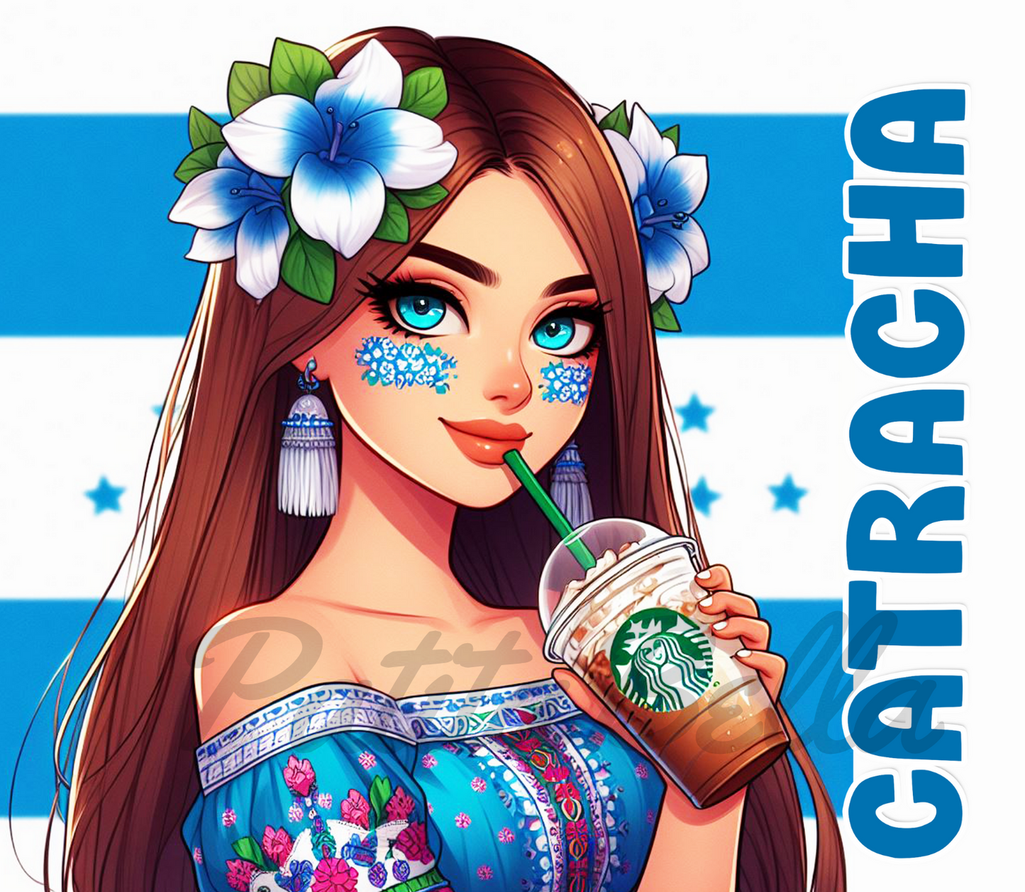 B372 Catracha vinil para termo/vaso de 20oz