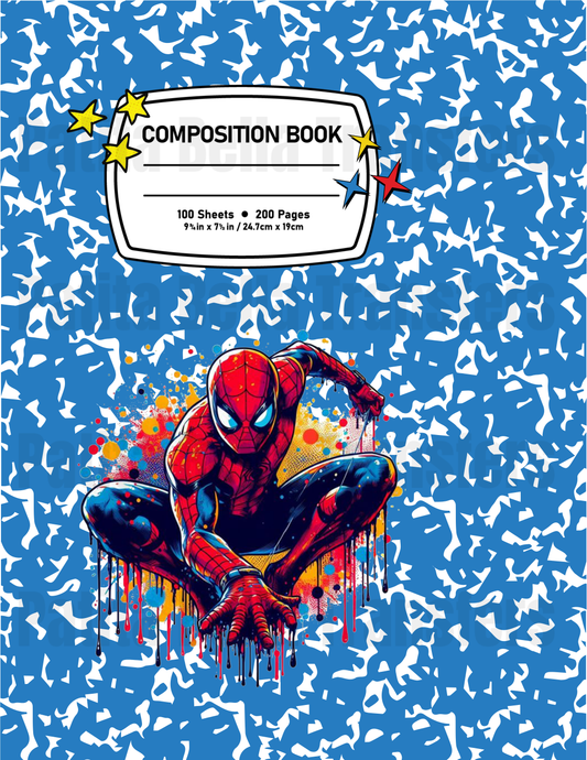 F8 Sticker Vinil Para composition notebook (8.5 x 11in)