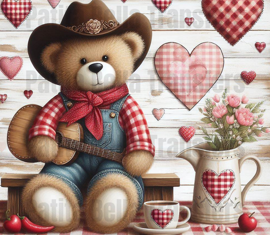 B375 SAN VALENTIN vinil para tumbler de 20 oz