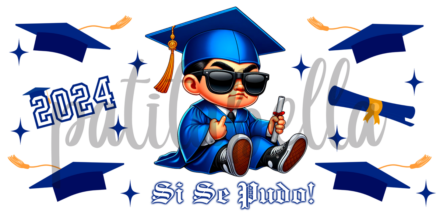 Q71 2024 Si Se Pudo sticker de vinil para vaso de 16 oz