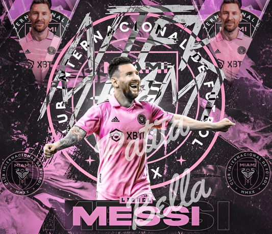 T145 Messi Rosita transfer para sublimar termo/vaso de 20oz