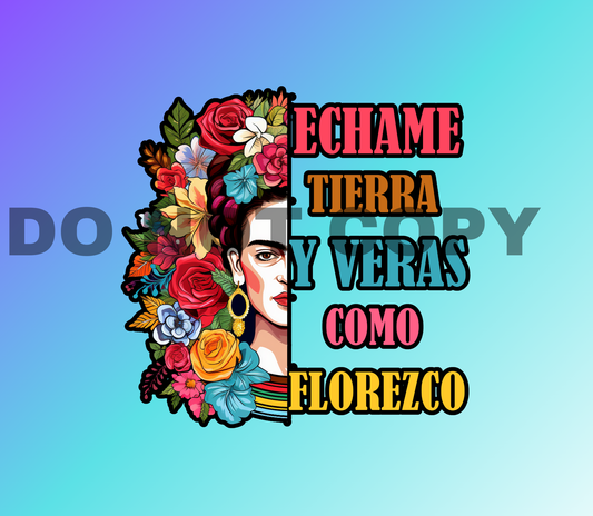 T391 Echame Tierra Transfer de sublimacion para tumbler de 20 oz.