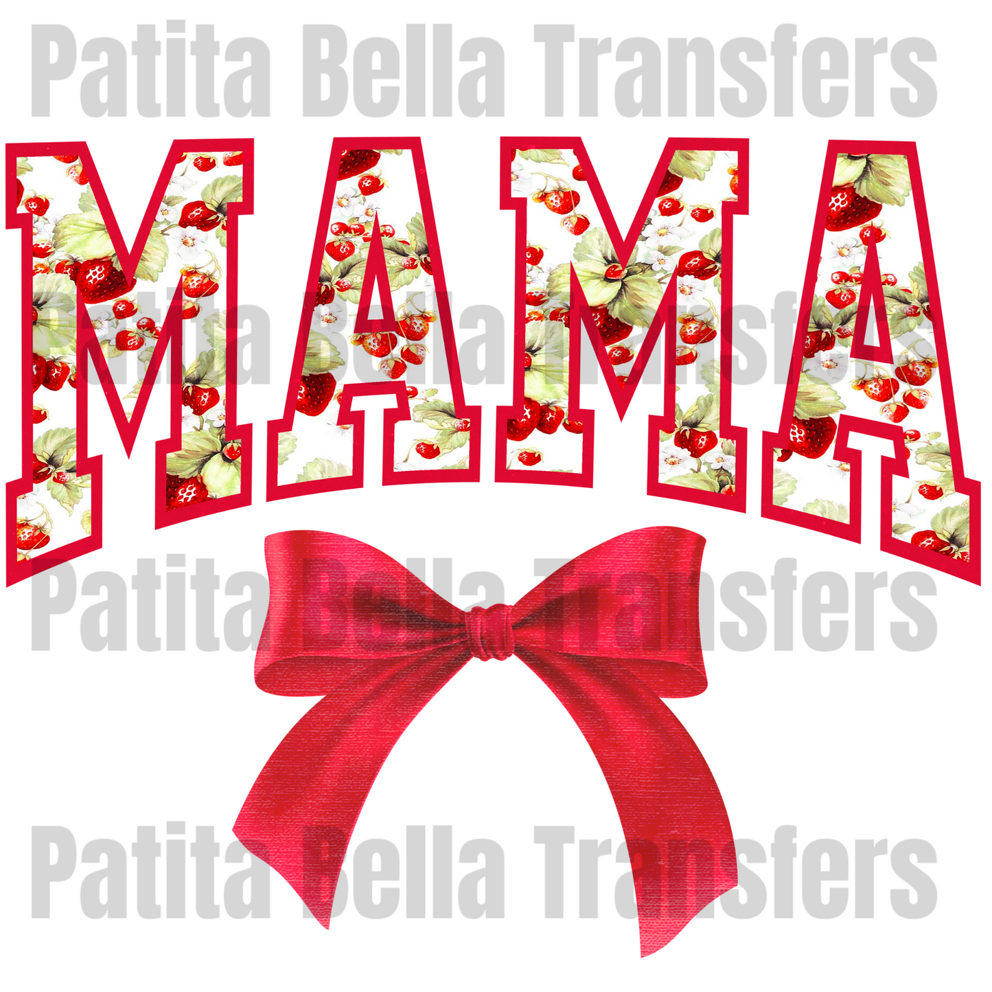 E163 MAMÁ transfer de sublimación para playera