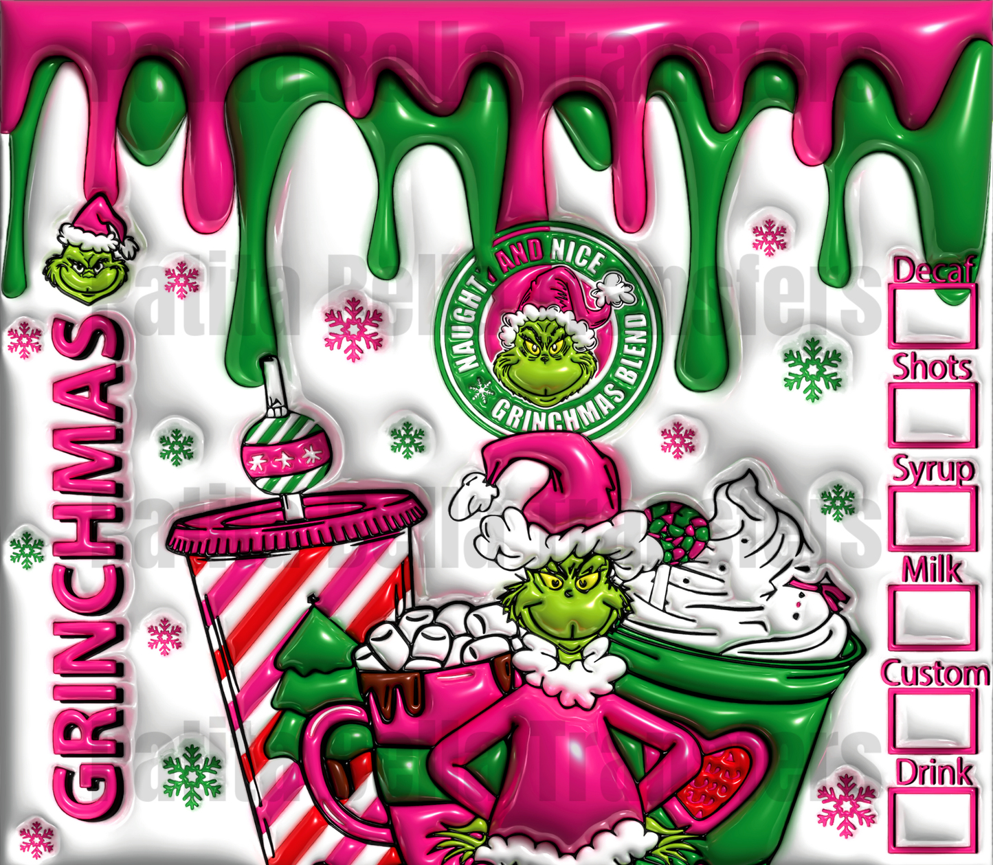 T249 TRANSFER DE SUBLIMACION PARA TUMBLER DE 20 OZ