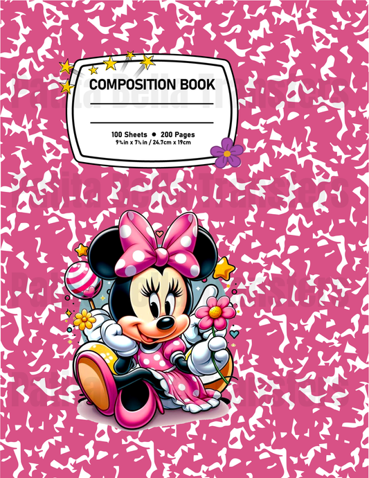 F13 Sticker Vinil Para composition notebook (8.5 x 11in)