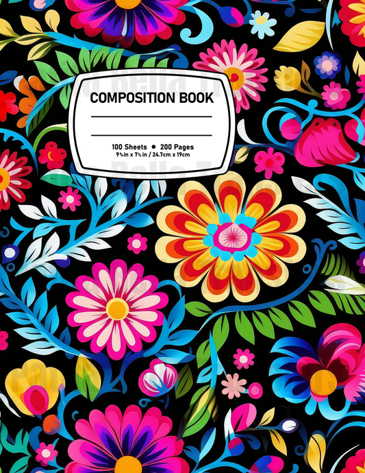 F26 Sticker Vinil Para composition notebook (8.5 x 11in)