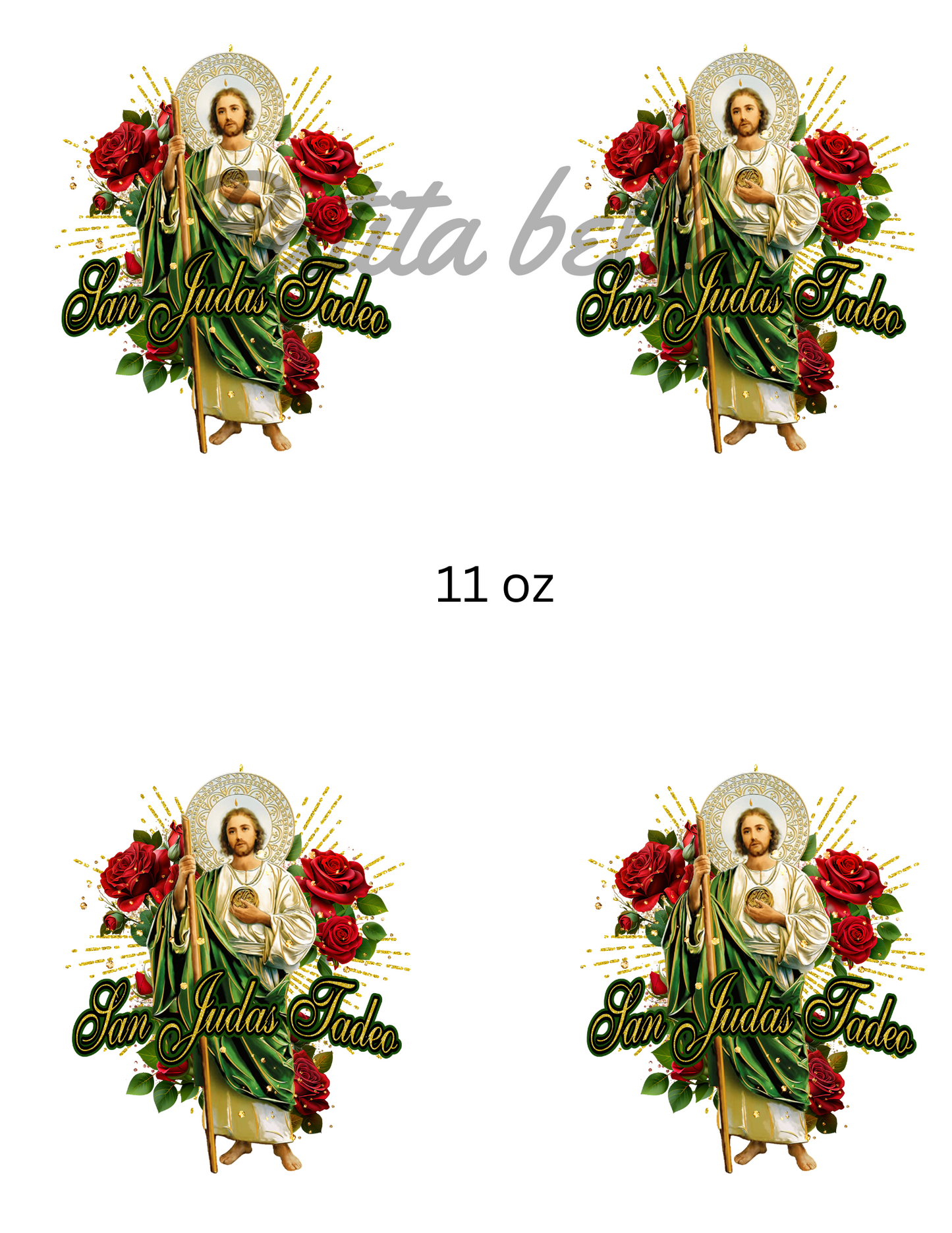 C82 San Judas transfers para tazas sublimacion