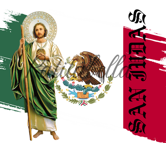 T217 San Judas para sublimacion termo/vaso de 20oz