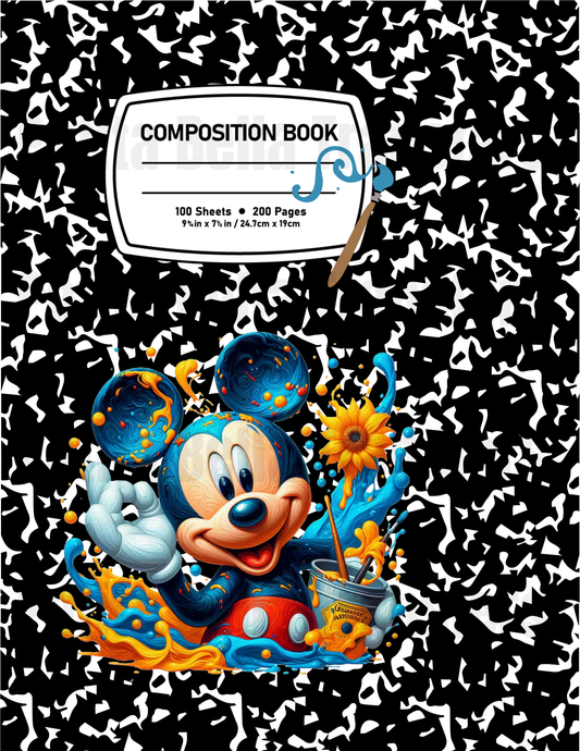 F15 Sticker Vinil Para composition notebook (8.5 x 11in)