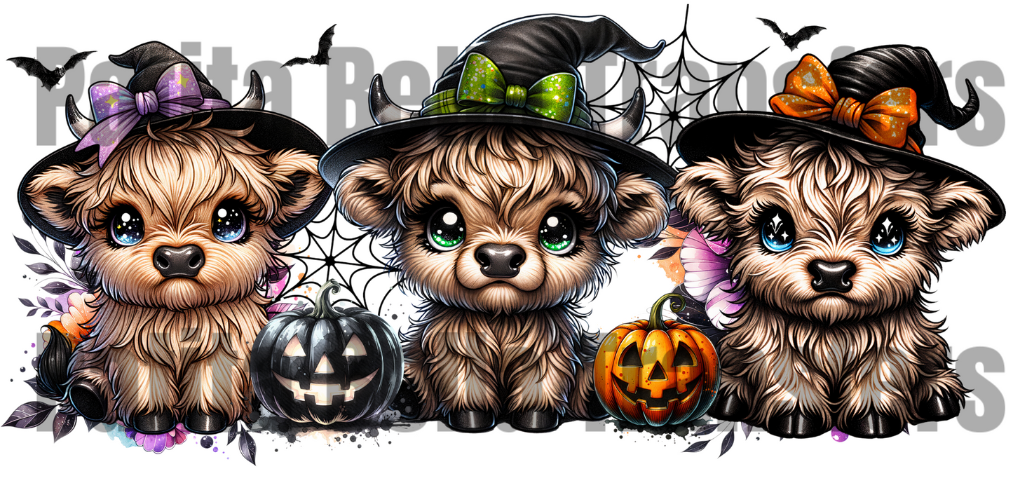 L47 HALLOWEEN transfer para sublimar libbey 16 oz
