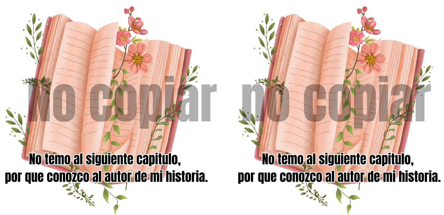 L179 Libro Capitulo Transfer Sublimar Para Vaso Cristal de 16oz