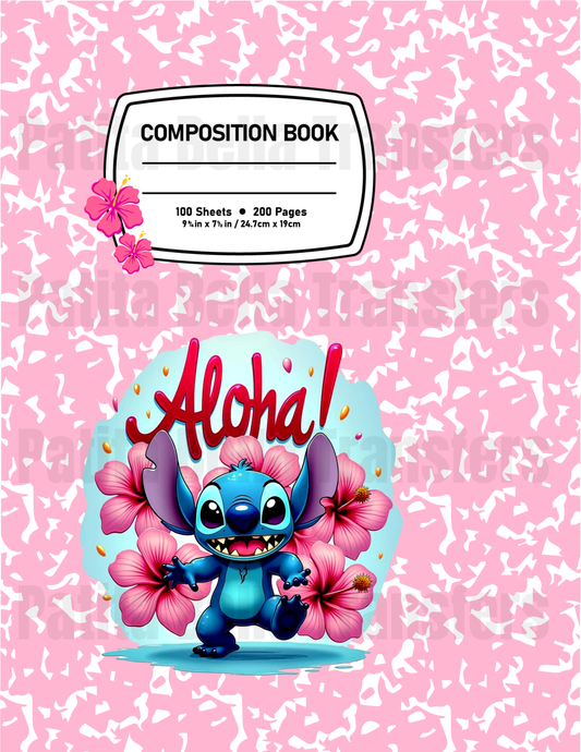 F20 Sticker Vinil Para composition notebook (8.5 x 11in)