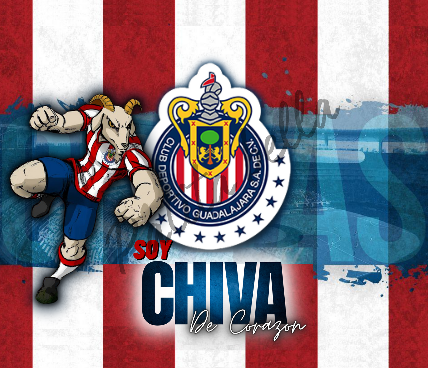 T169 Chiva para sublimar termo/vaso de 20oz