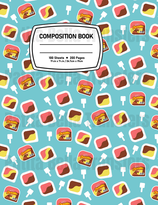 F44 Sticker Vinil Para composition notebook (8.5 x 11in)