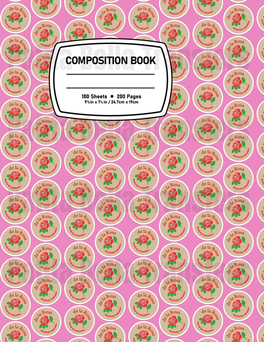 F45 Sticker Vinil Para composition notebook (8.5 x 11in)