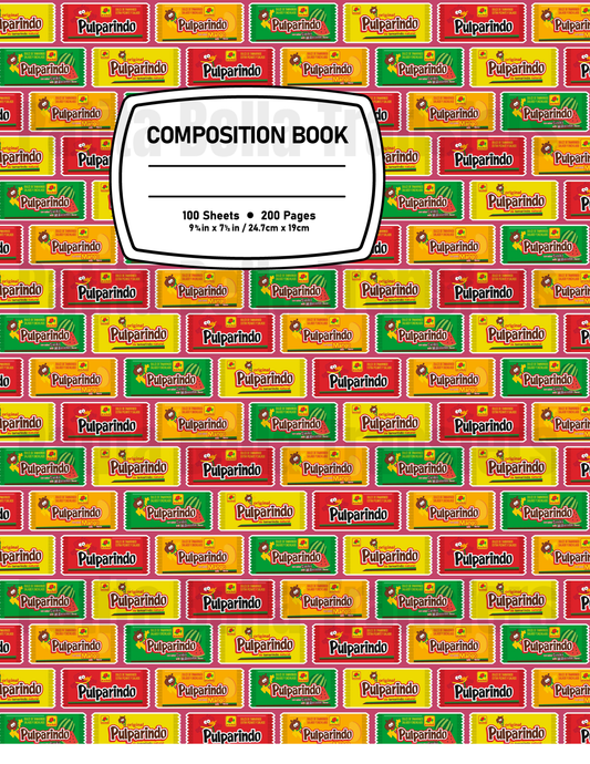 F46 Sticker Vinil Para composition notebook (8.5 x 11in)