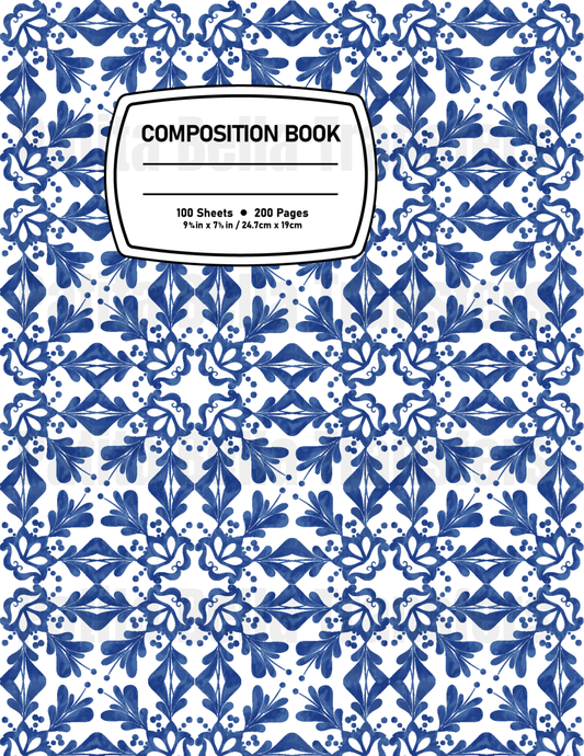 F24 Sticker Vinil Para composition notebook (8.5 x 11in)