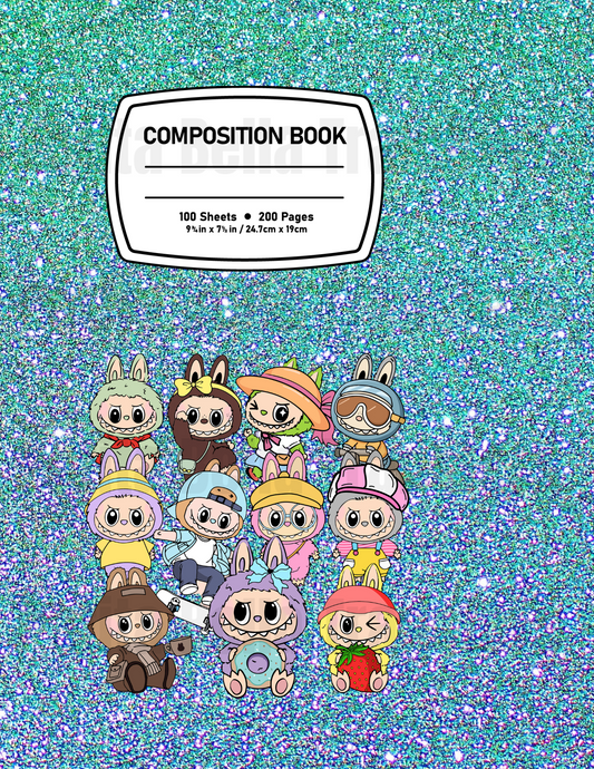 F2 Sticker Vinil Para composition notebook (8.5 x 11in)