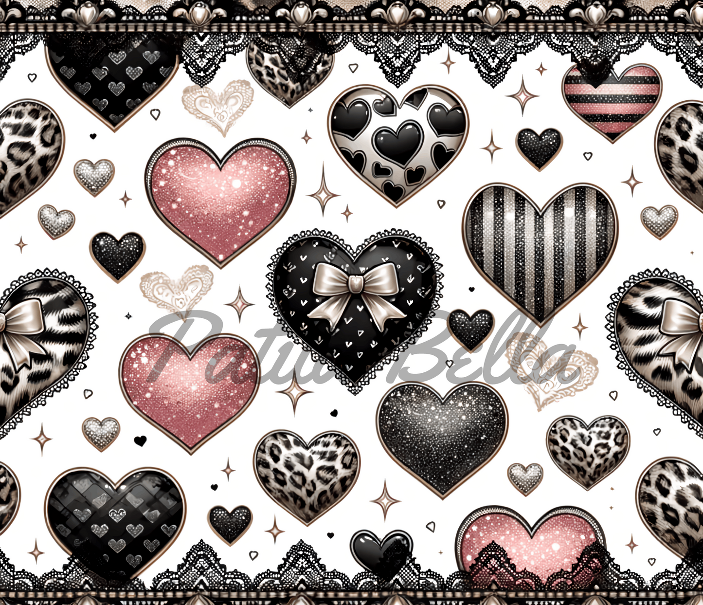 T303 Valentines Corazon Transfer Sublimar Para Tumbler/Termos de 20oz