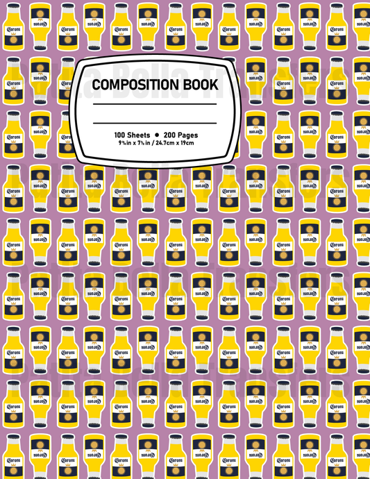 F50 Sticker Vinil Para composition notebook (8.5 x 11in)