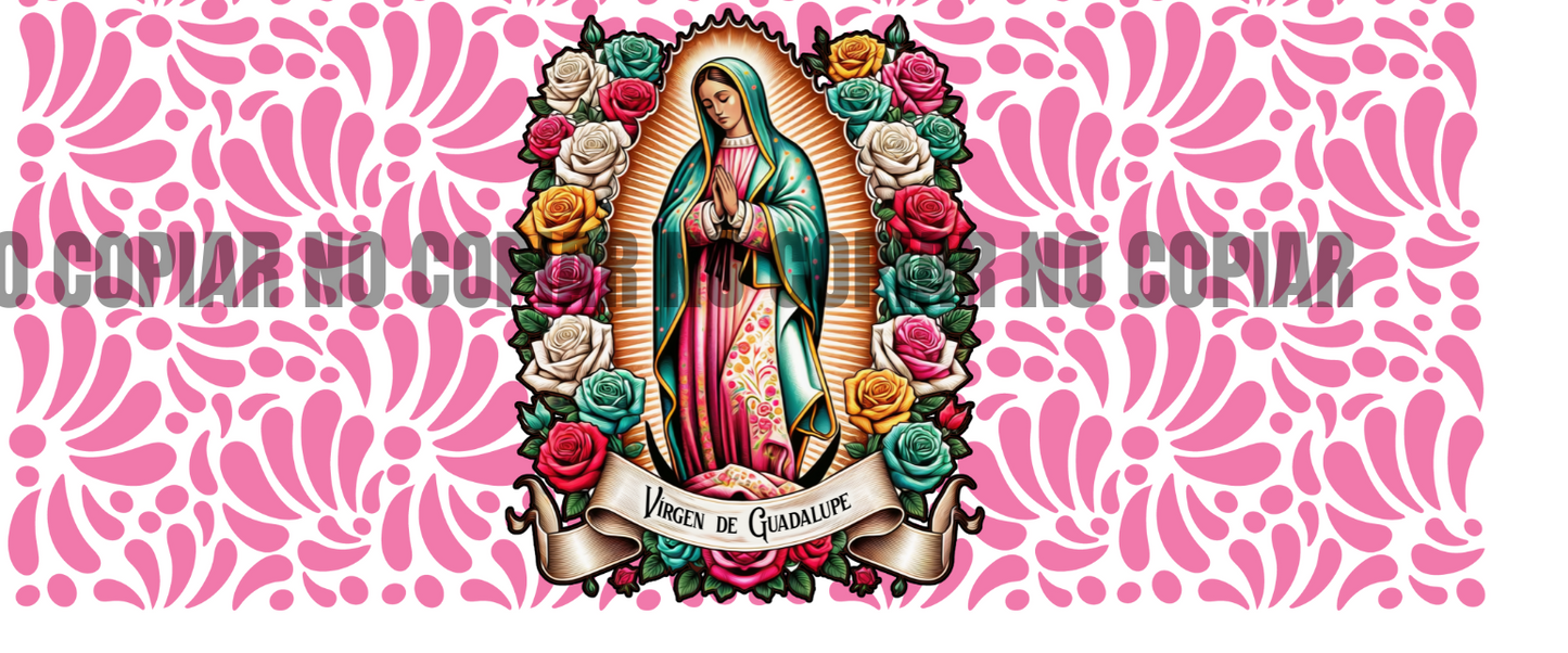 C121 Señora Guadalupe transfer sublimacion para taza