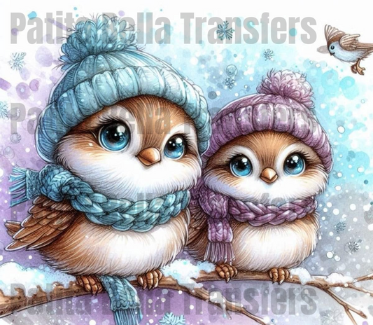 B179 ANIMALES Navidad vinil para tumbler de 20 oz