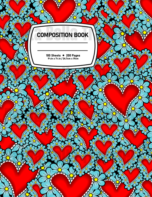 F55 Sticker Vinil Para composition notebook (8.5 x 11in)