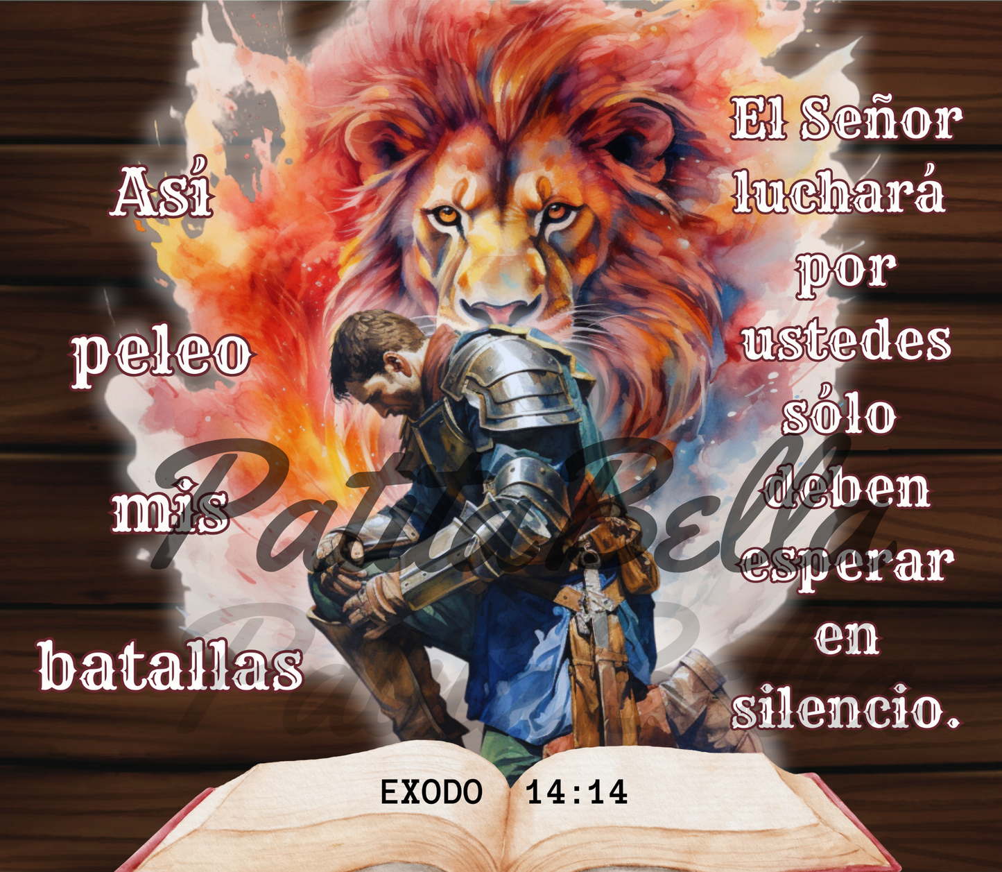 B226 Asi Peleo Mis Batallas vinil para tumbler de 20 oz