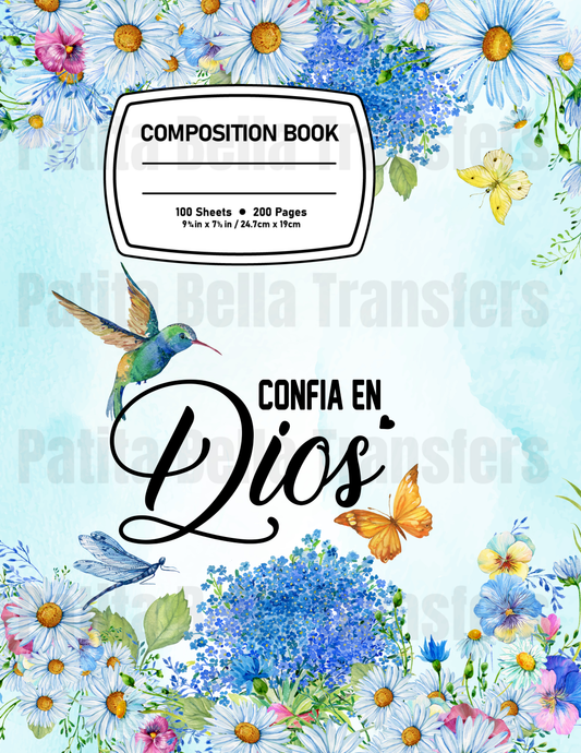 F28 Sticker Vinil Para composition notebook (8.5 x 11in)
