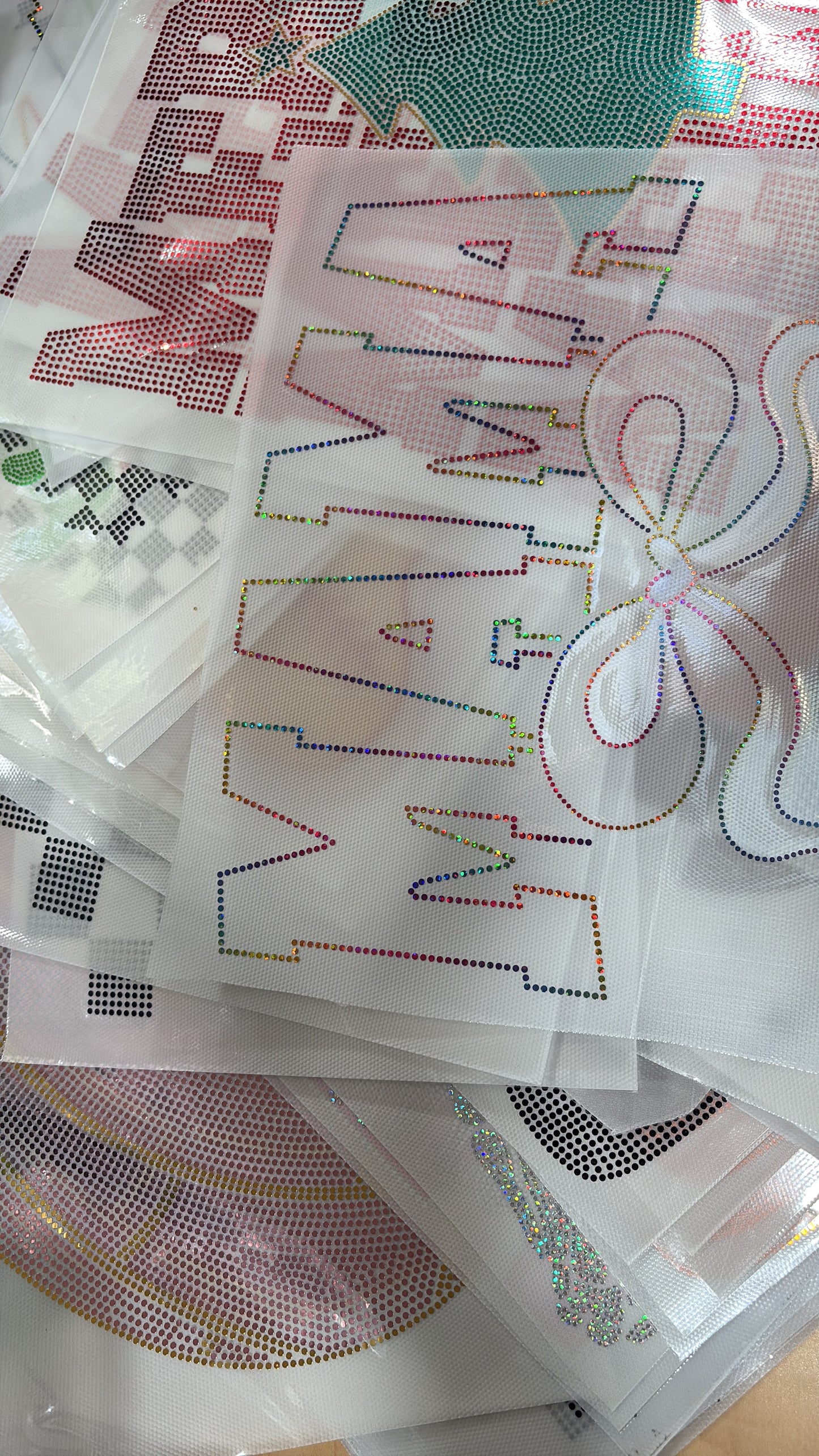 Paquete Spangles - 45 pcs contiene navidad, otoño y Halloween