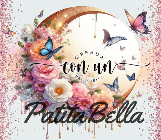 B359 Creada Con Un Proposito vinil para tumbler de 20 oz