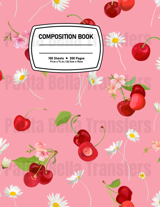 F35 Sticker Vinil Para composition notebook (8.5 x 11in)