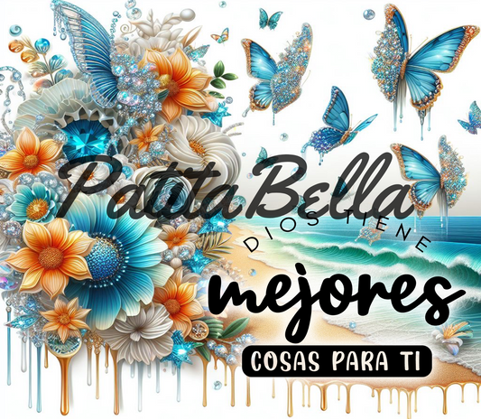 B83 Dios Tiene Mejores Cosas Para Ti vinil para tumbler de 20 oz