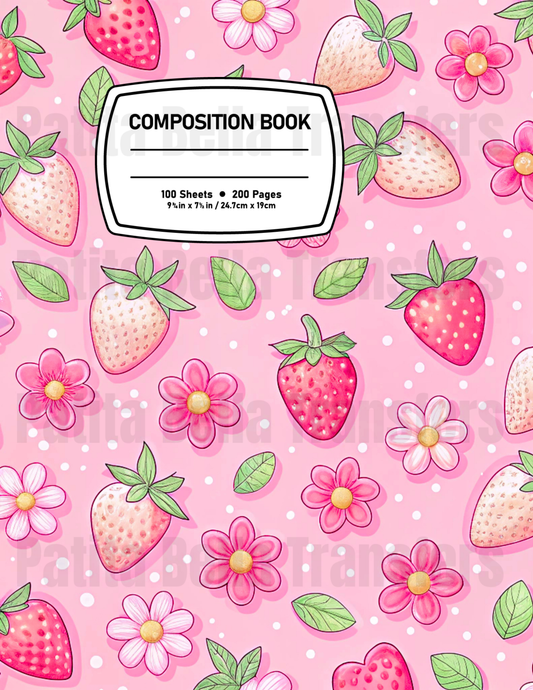 F38 Sticker Vinil Para composition notebook (8.5 x 11in)