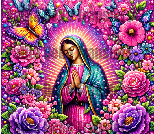 T275 GUADALUPE transfer para sublimacion tumbler de 20oz