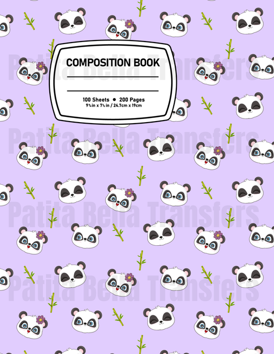 F40 Sticker Vinil Para composition notebook (8.5 x 11in)