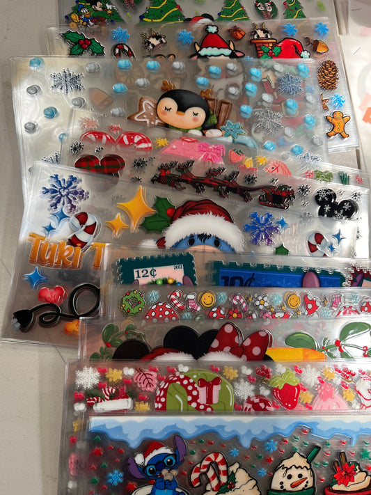 Mix 50 transfers al azar de UVDTF para vaso