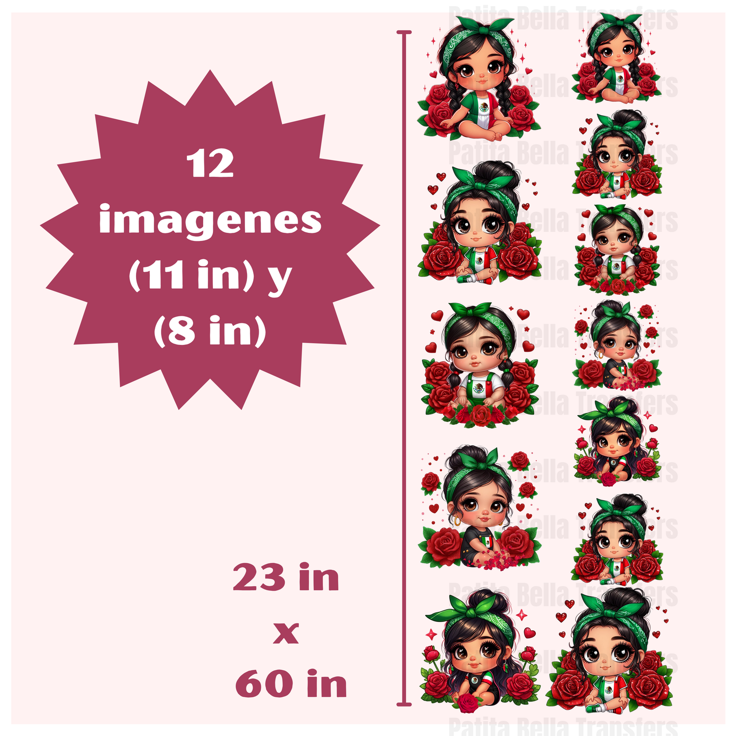 G24 Mexican Cuties Hot Peel DTF Gang Sheet