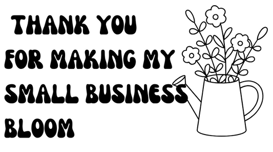 Paquete de 100 stickers THANK YOU / SMALL BUSINESS