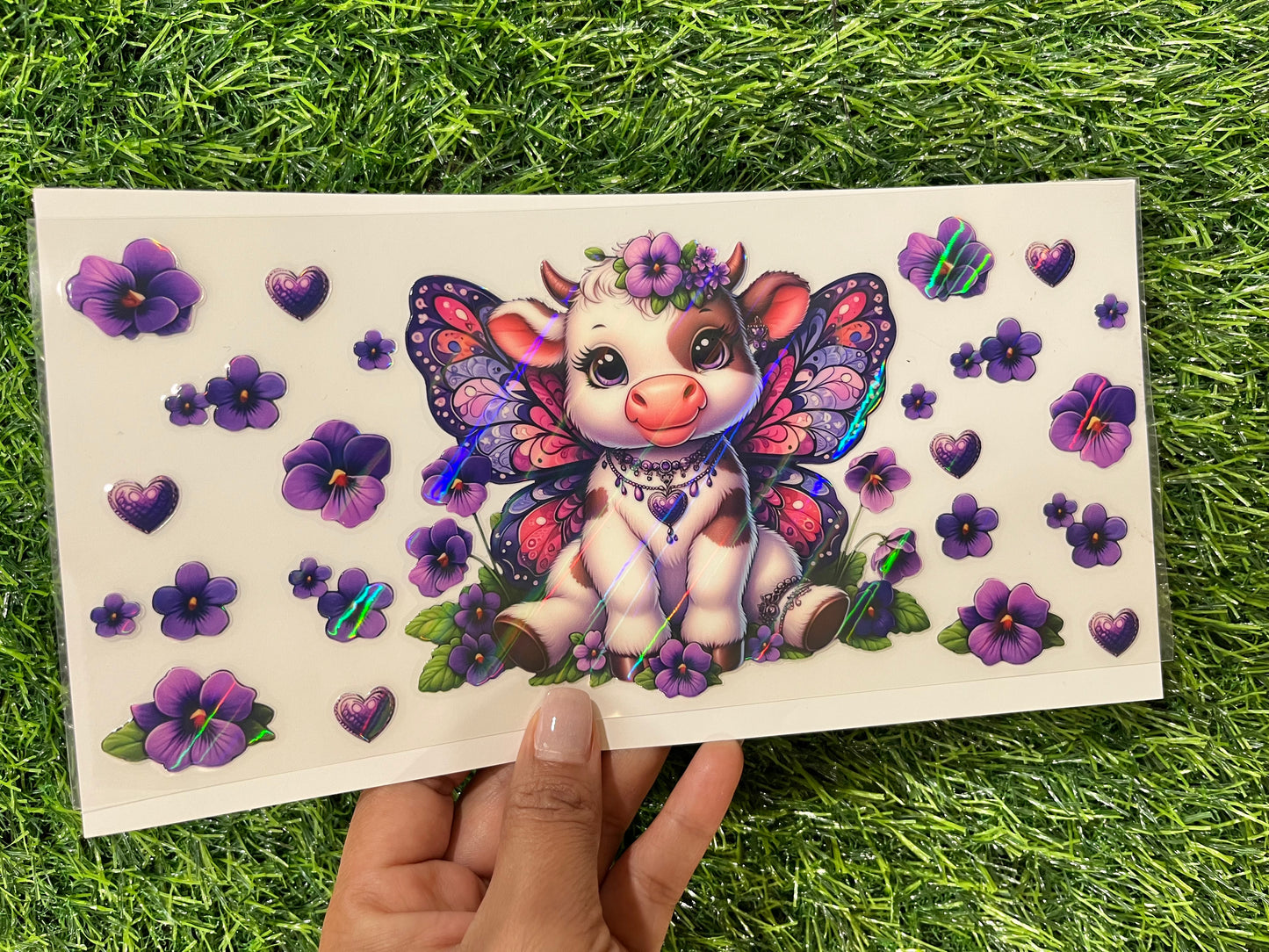 X24 UVDTF Holografico para 16oz