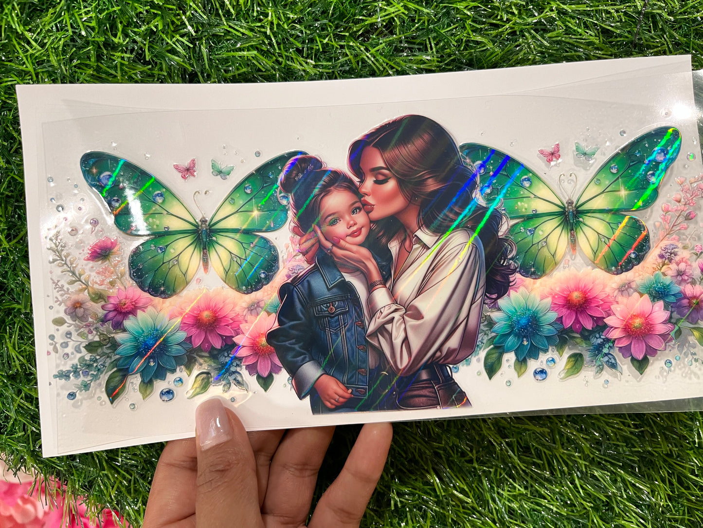 X3 UVDTF Holografico para 16oz