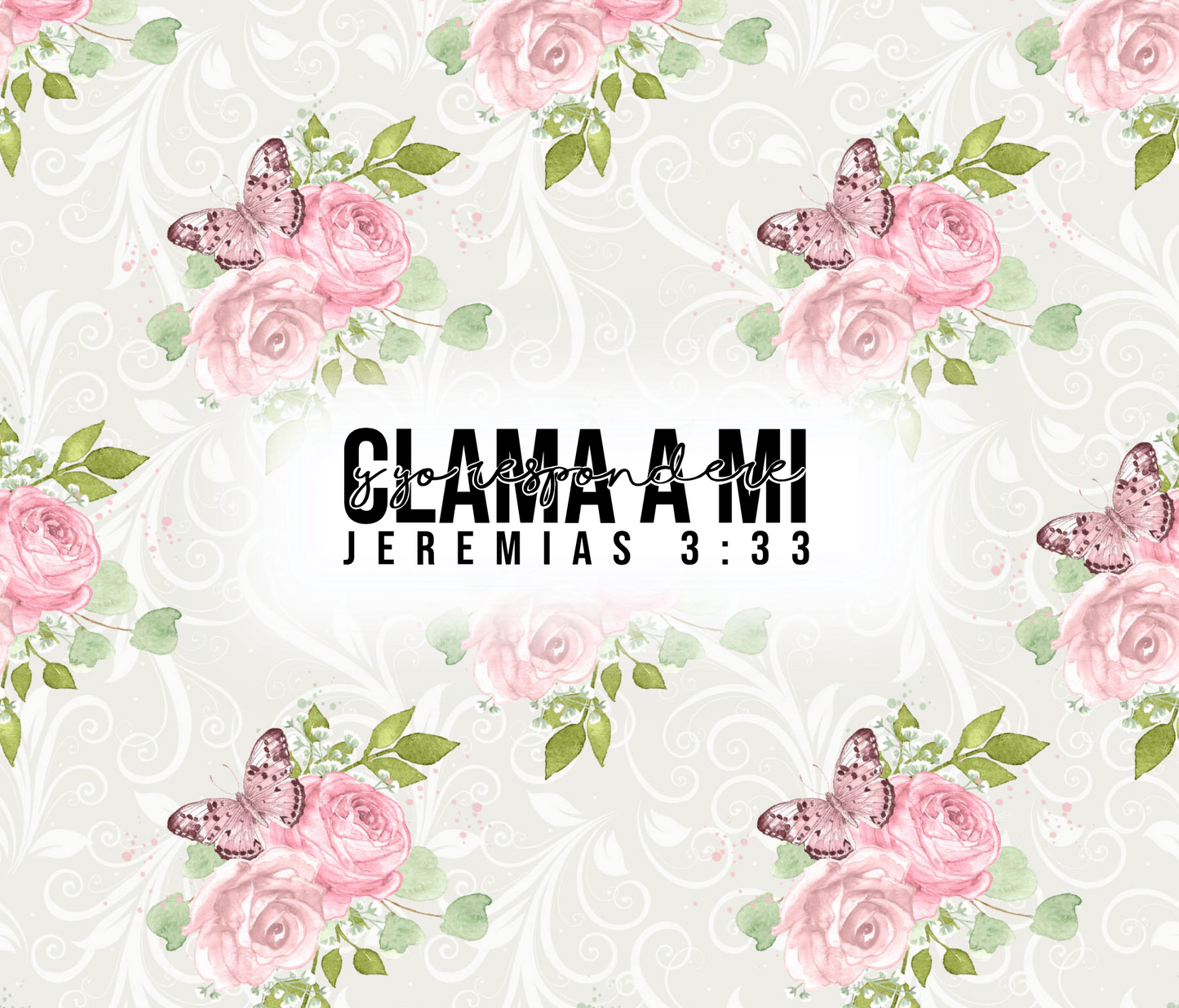 T37 Clama a Mi sublimacion transfer tumbler