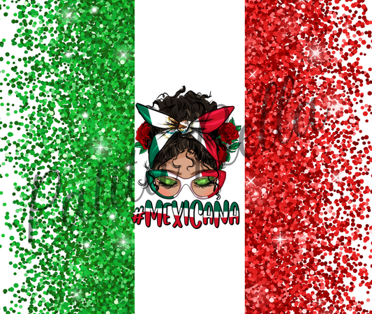 T12 Mexicana sublimación transfer tumbler