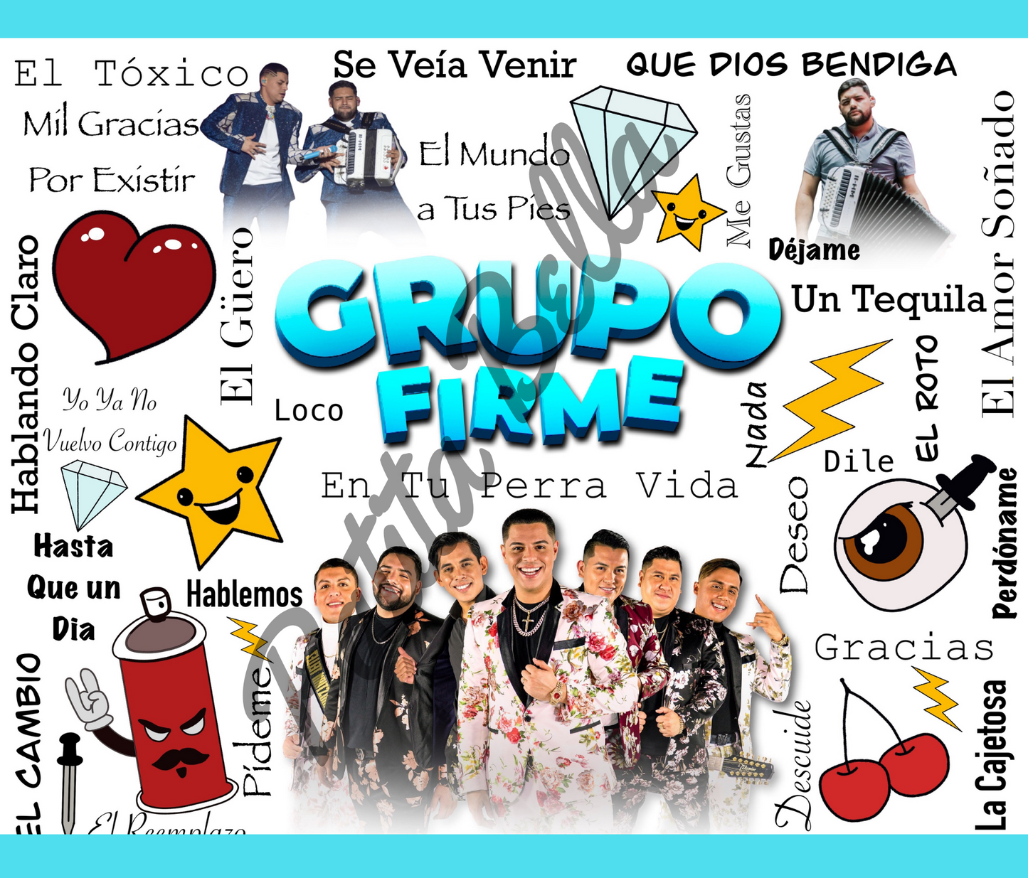 Grupo Firme V.2 Tumbler