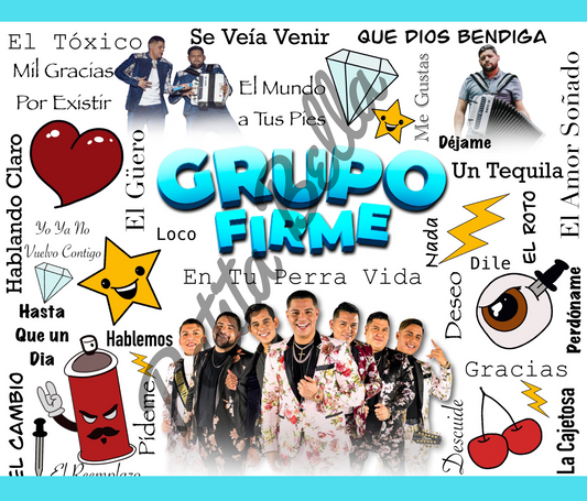 Grupo Firme V.2 Tumbler