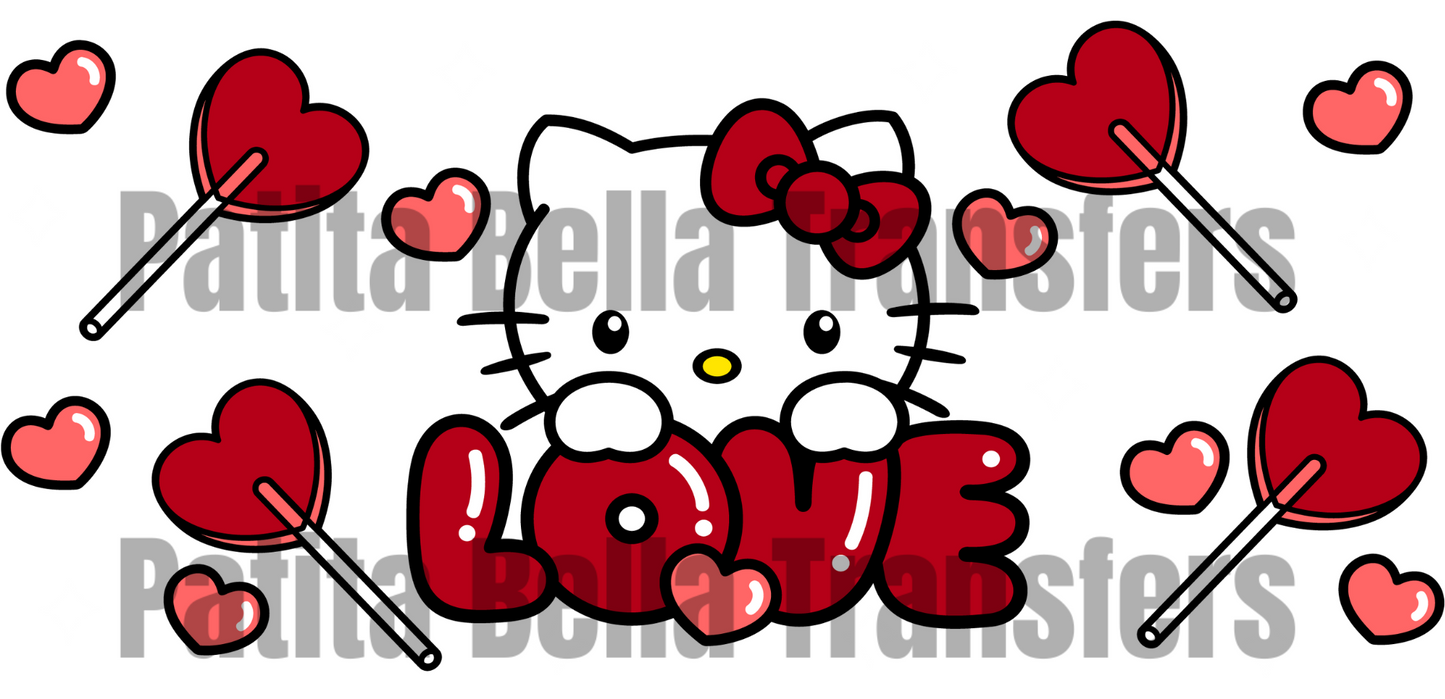L116 VALENTINES transfer de sublimacion/ vaso de 16 oz